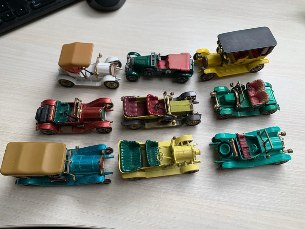 9 Lesney "Matchbox" Models of Yesteryear modelauto's, Ophalen of Verzenden, Zo goed als nieuw