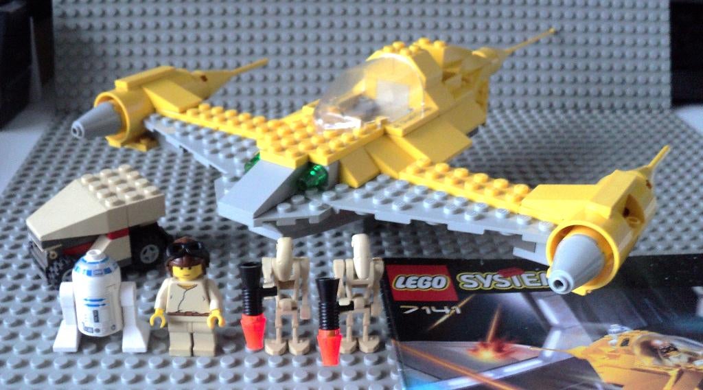 7141 (1) Naboo Fighter, inclusief handleiding, Ophalen of Verzenden, Gebruikt