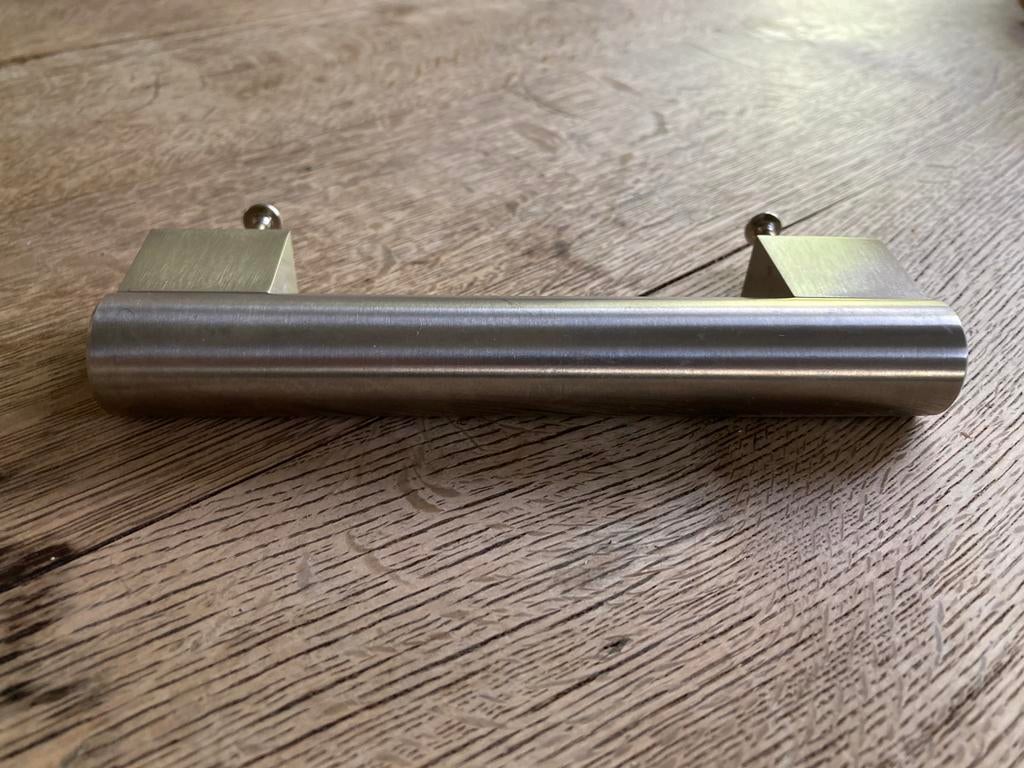 RVS-handgrepen, 128mm, 16 stuks, Ophalen of Verzenden, Zo goed als nieuw, Rvs, Klink of Kruk