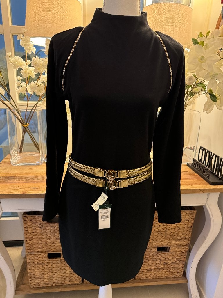 Chique, stijlvolle Zwarte Armani jurk. 38+/40/M, ZGAN., Verzenden, Zo goed als nieuw, Maat 38/40 (M), Zwart