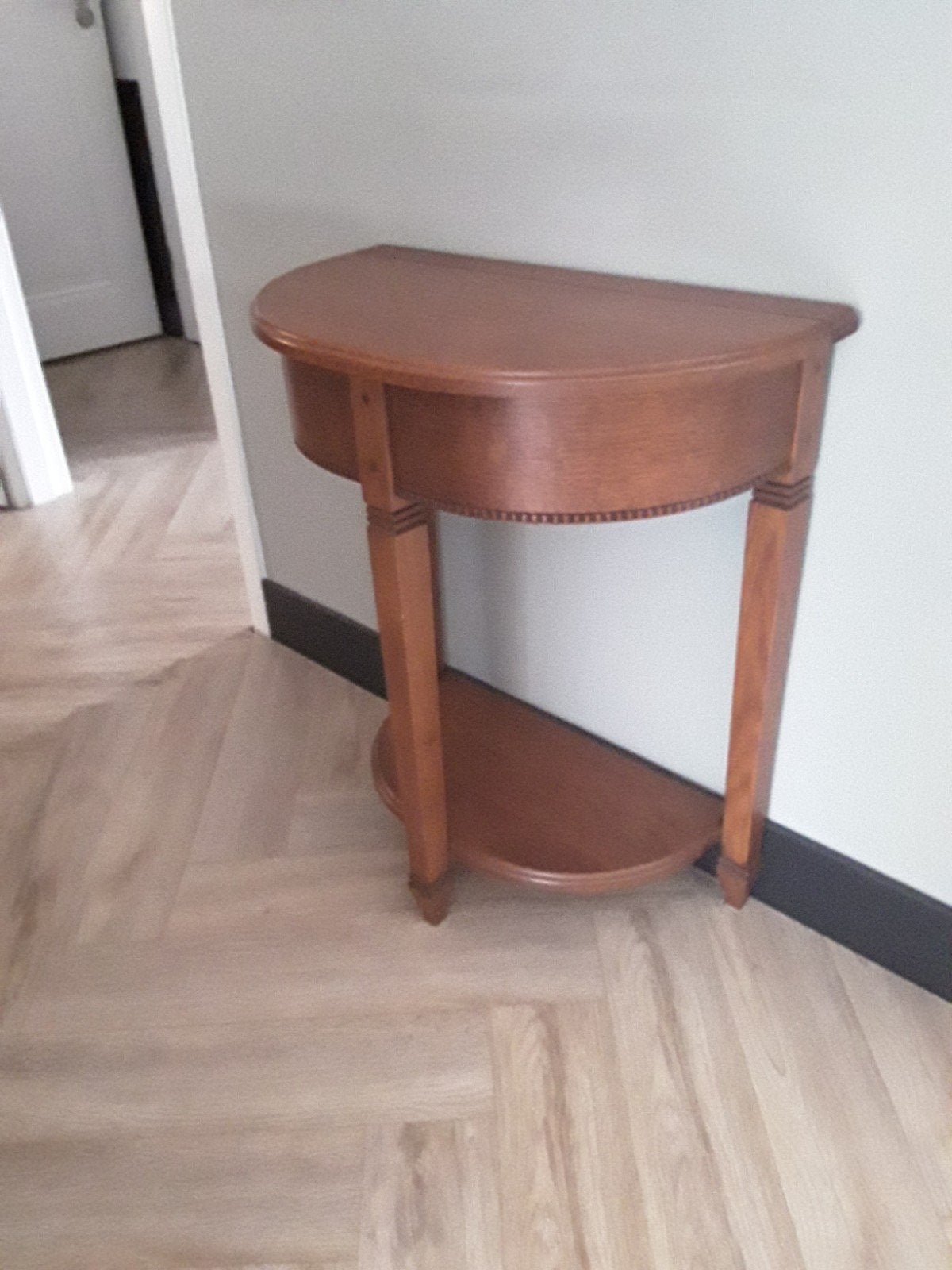 wandtafeltje eik, Ophalen