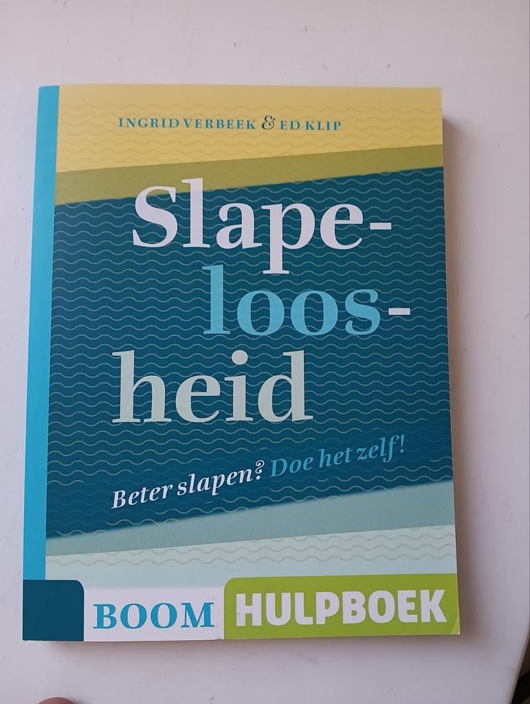 Ingrid Verbeek - Slapeloosheid, Ophalen of Verzenden, Ingrid Verbeek; Ed Klip, Ontwikkelingspsychologie, Zo goed als nieuw