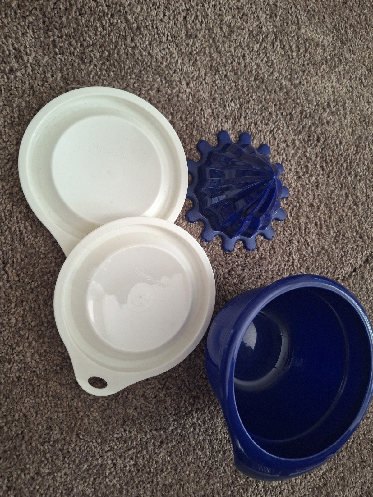 Tupperware citruspers met kom en deksels, Ophalen of Verzenden, Nieuw