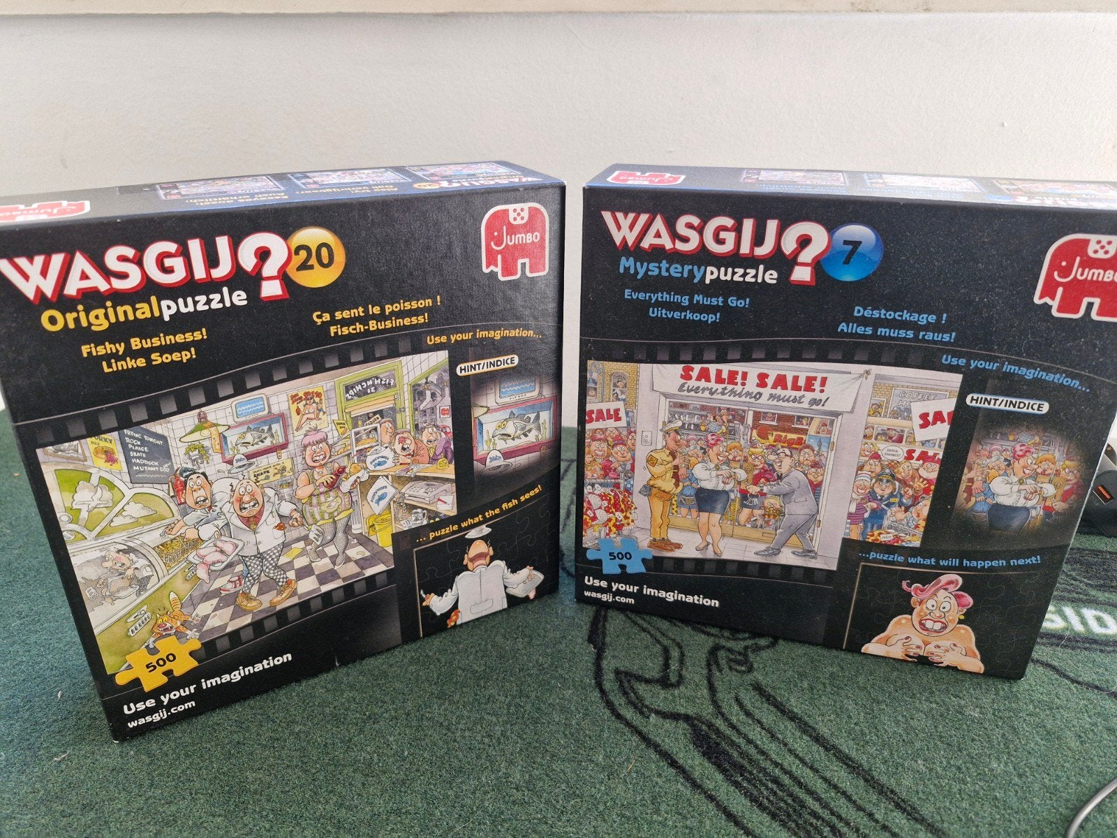 2 wasgij legpuzzel 500 stukjes compleet, Ophalen of Verzenden
