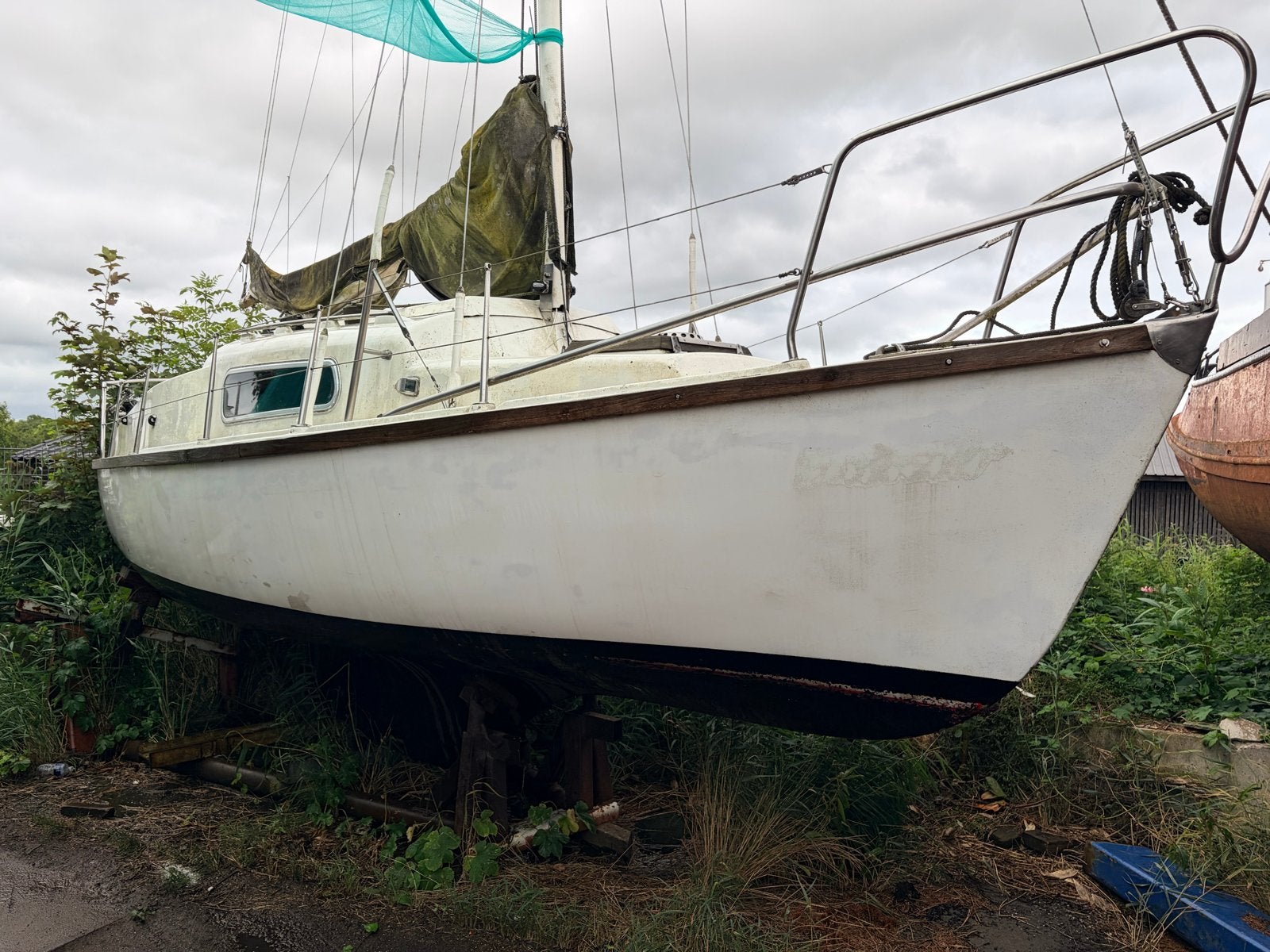 Zeilboot compromis 720, Watersport en Boten, Kajuitzeilboten en Zeiljachten, Ophalen, Kleine kruiser, Gebruikt, Compromis