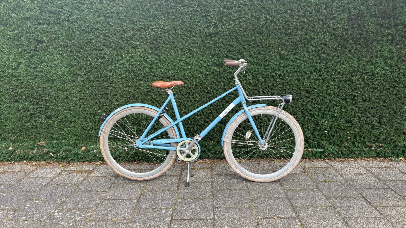 Licht blauwe Veloretti fiets dames, Ophalen, Zo goed als nieuw, 26 inch of meer