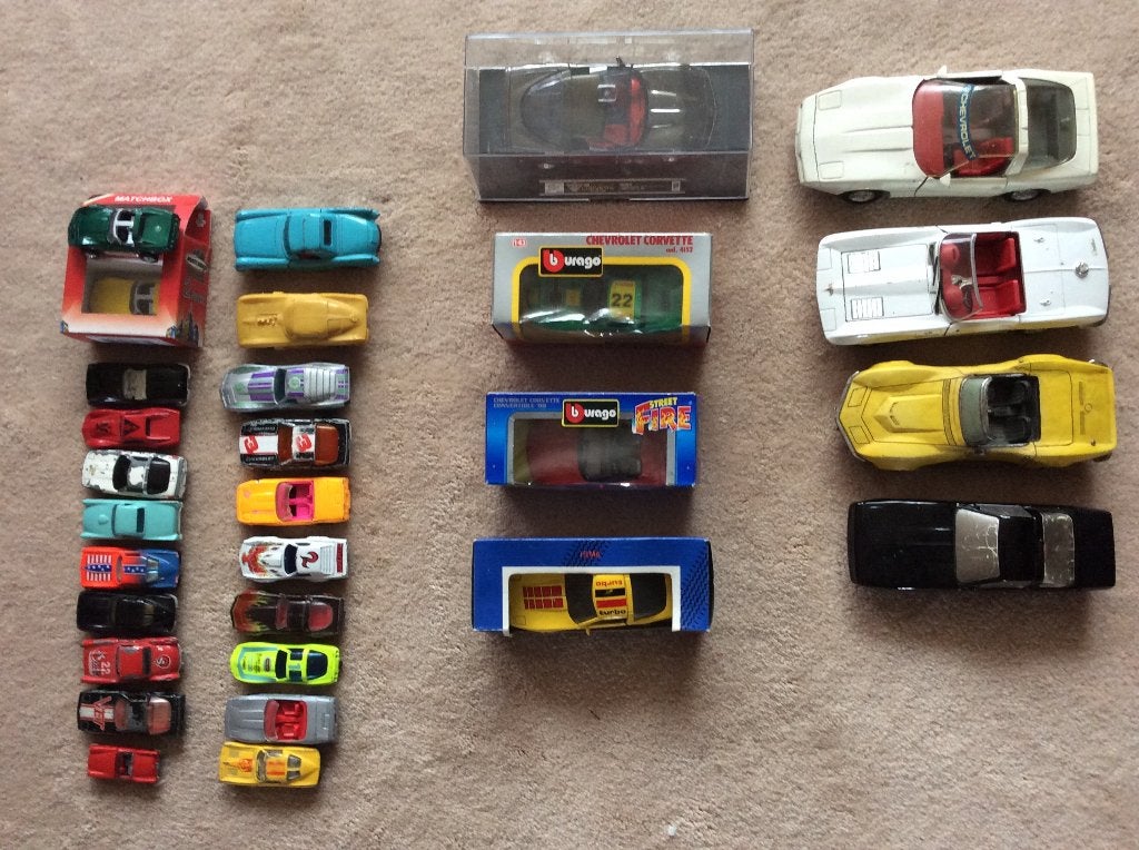 29 Corvettes verschillende schalen, Ophalen of Verzenden, Gebruikt, Auto, Overige merken