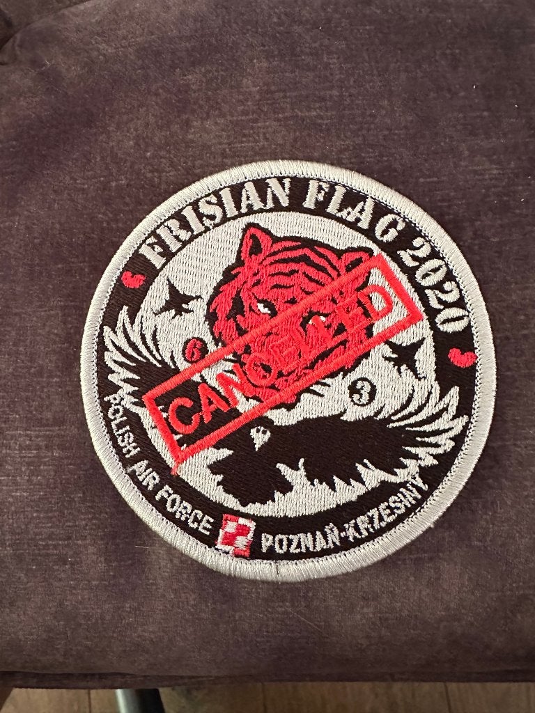 Frisian Flag 2020 patch, Ophalen of Verzenden, Gebruikt, Patch, Badge of Embleem
