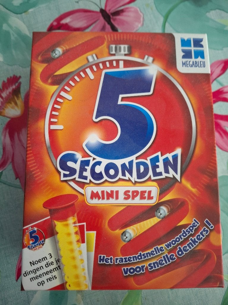 5 seconden mini spel, Ophalen of Verzenden, Zo goed als nieuw, Megableu