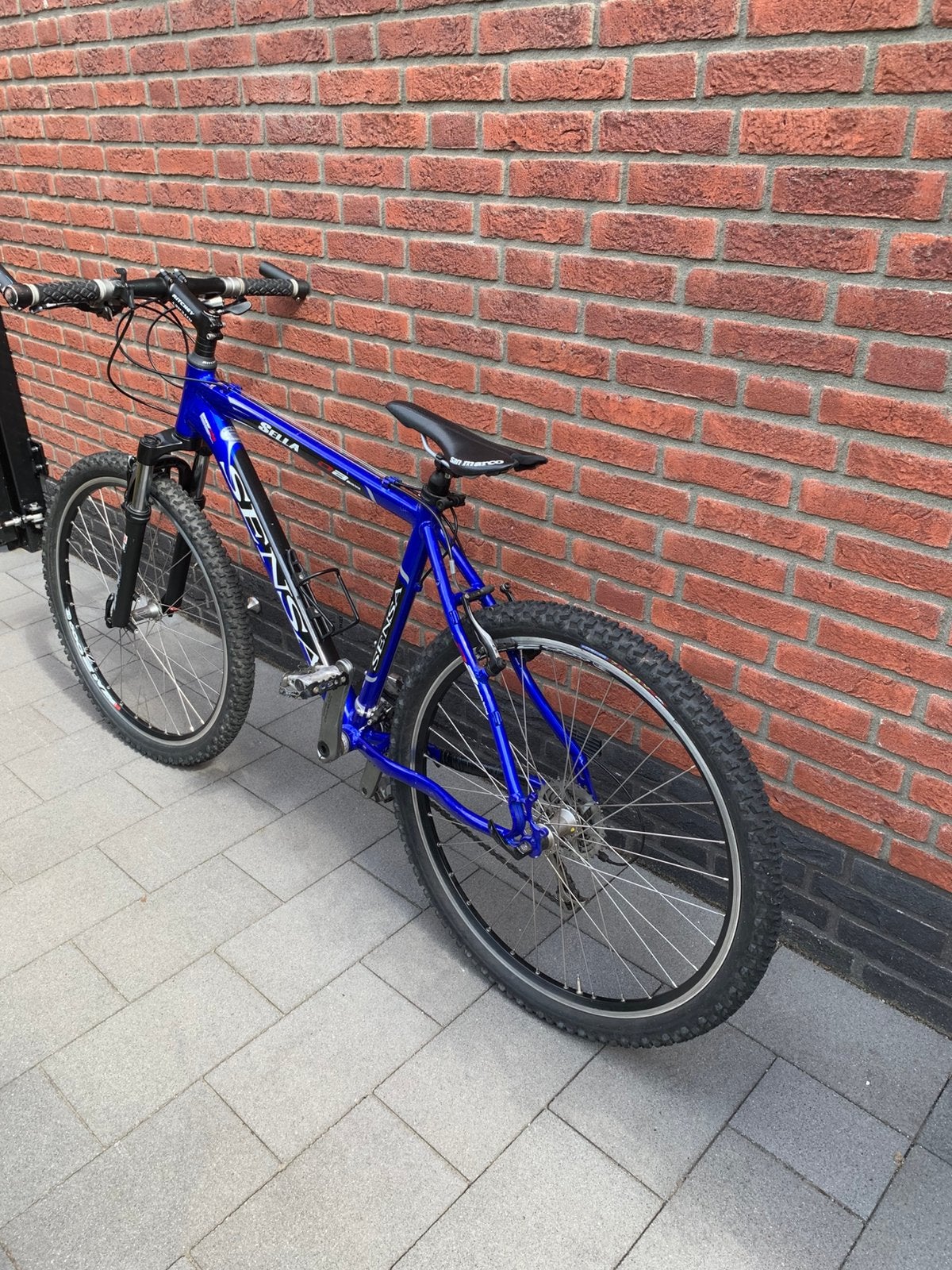 Mountainbike -Sella Sensa 27 versnellingen, Gebruikt, Velgrem, 45 tot 49 cm, Ophalen