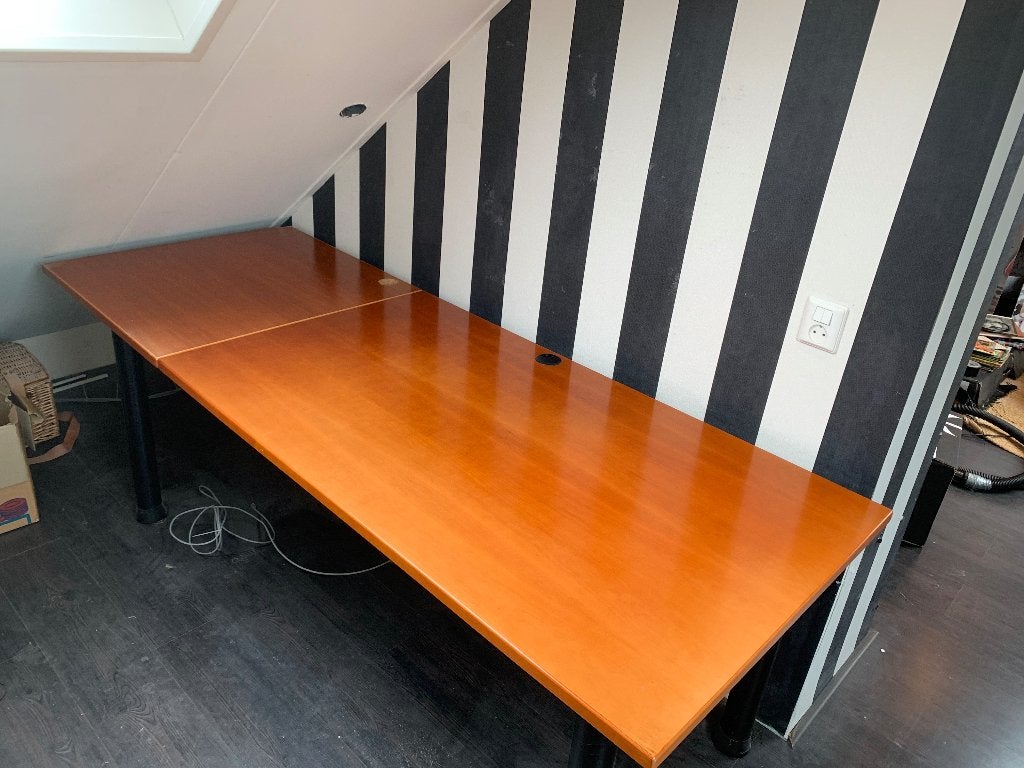Stevig bureau, Gebruikt, 80 cm, Ophalen of Verzenden, Demontabel