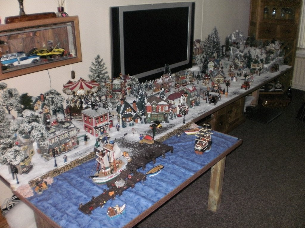 Kerstdorp, Diversen, Kerst, Ophalen, Gebruikt