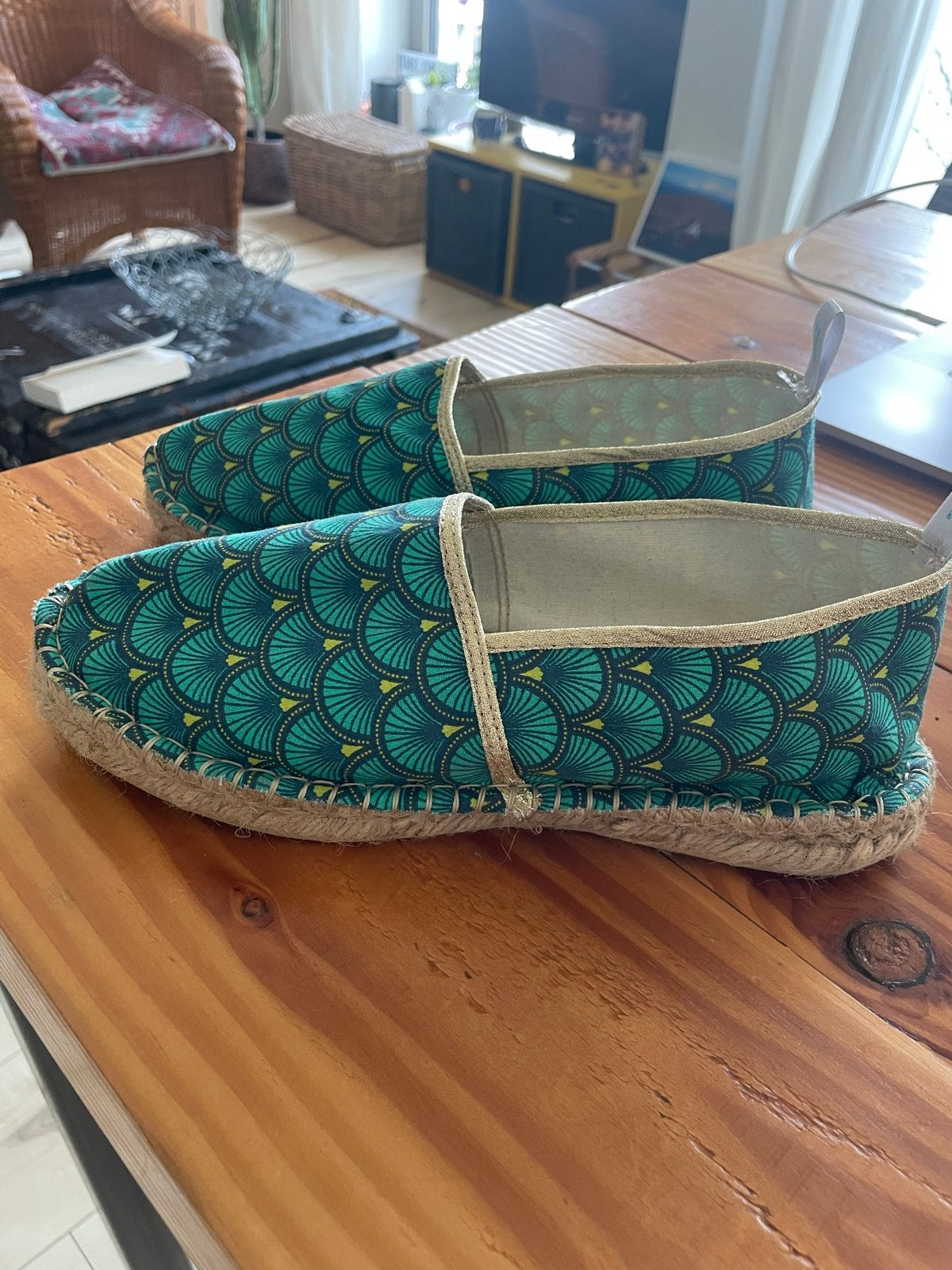 Bidaia Espadrilles - Nieuw, Made in France, Kleding | Dames, Ophalen of Verzenden, Nieuw, Groen, Espadrilles of Moccasins