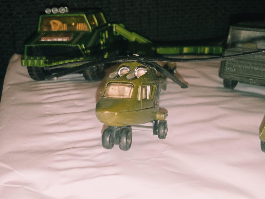 Matchbox Vintage Militair Voertuigen Speelgoed Set, Ophalen of Verzenden, Gebruikt