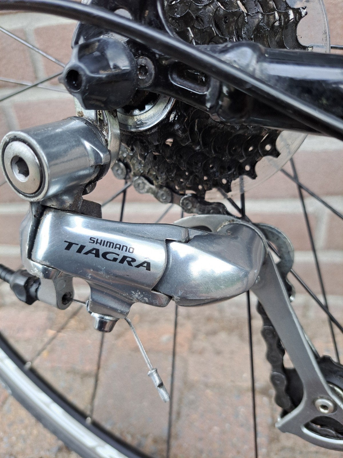 Merida Road Racefiets met Shimano Tiagra, Fietsen en Brommers, 28 inch, Gebruikt, Velgrem, Meer dan 20 versnellingen