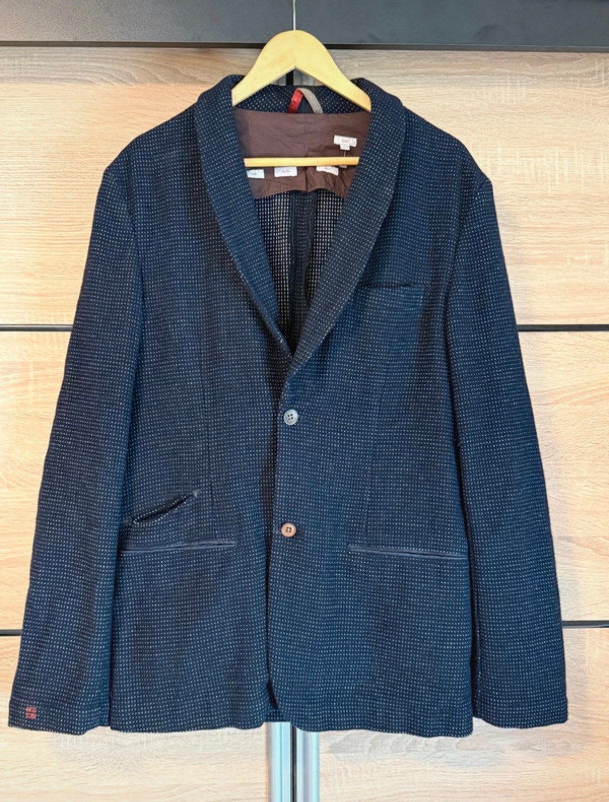 Paul Smith blazer met stippen, maat L., Kleding | Heren, Kostuums en Colberts, Verzenden, Gedragen, Maat 52/54 (L), Overige kleuren