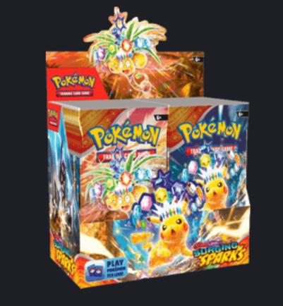 Surging sparks boosterbox | Pokemon, Avontuur en Actie, 1 speler, Ophalen of Verzenden, Zo goed als nieuw