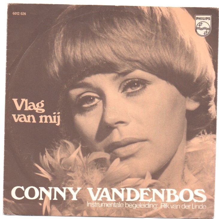 Conny Vandenbos- Vlag van Mij (met Rick van de Linden ), Fotohoes, Verzenden, Zo goed als nieuw, Nederlandstalig