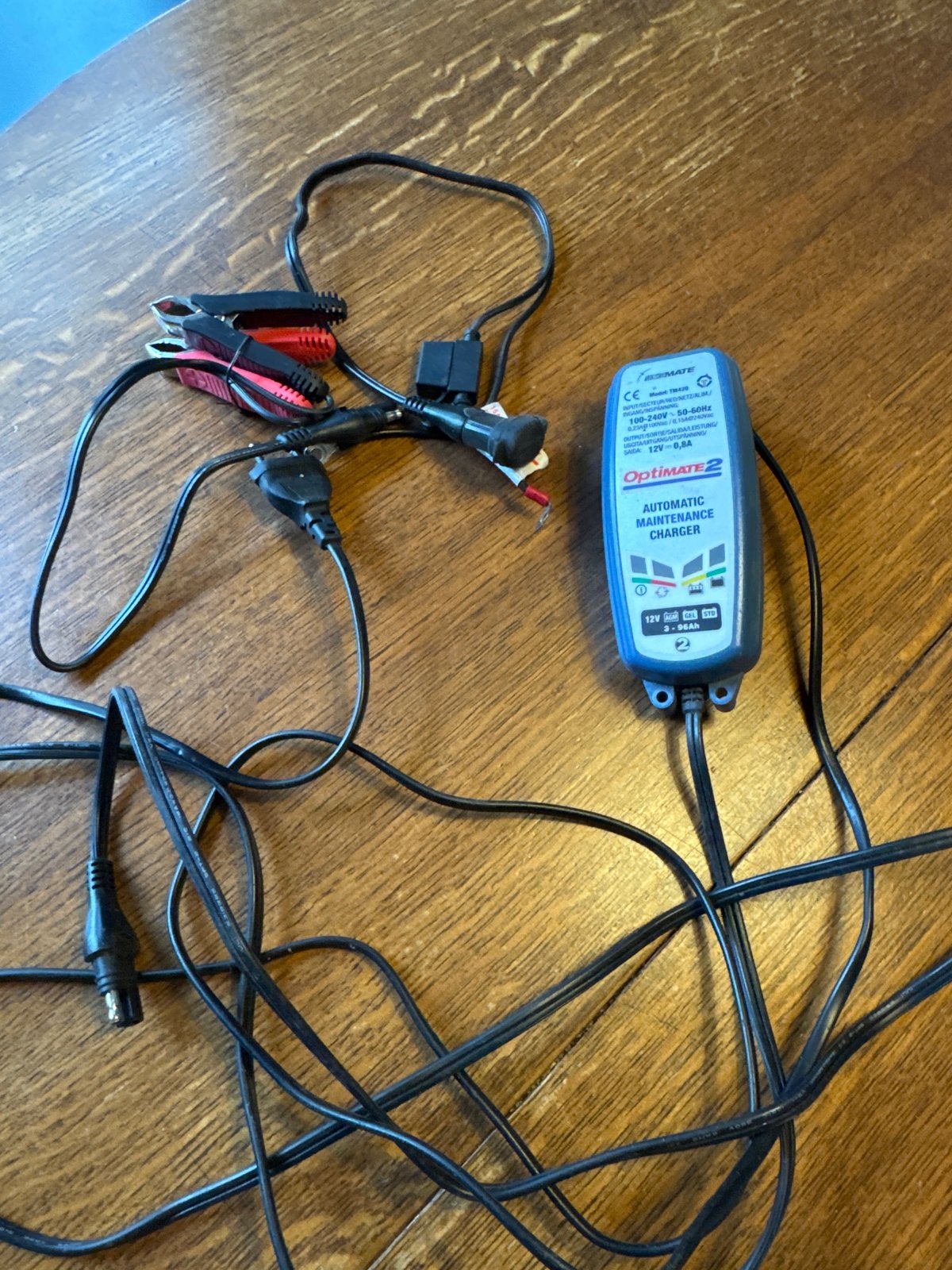 Optimate 2 Automatische Acculader - 12V Onderhoudslader, Ophalen of Verzenden, Gebruikt