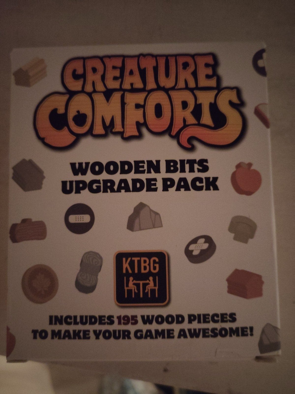creature comforts wooden upgrade pack, Hobby en Vrije tijd, Vijf spelers of meer, Ophalen of Verzenden, Nieuw