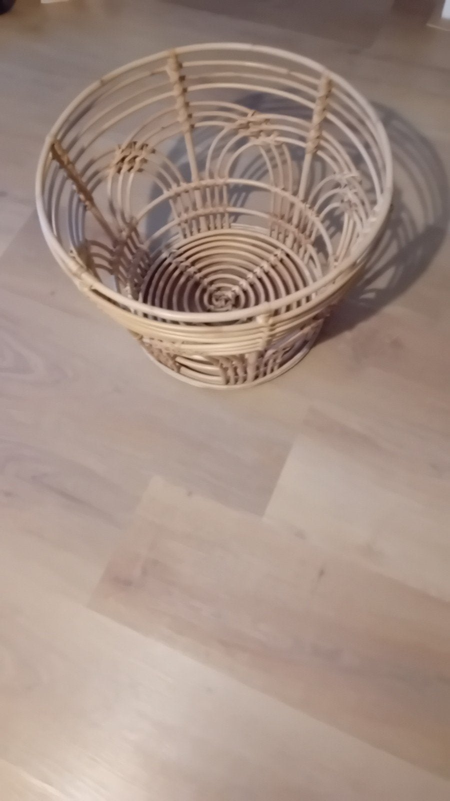pitriet mand nieuw, Huis en Inrichting, Woonaccessoires | Schalen en Manden, Ophalen, Zo goed als nieuw, Rond, Riet