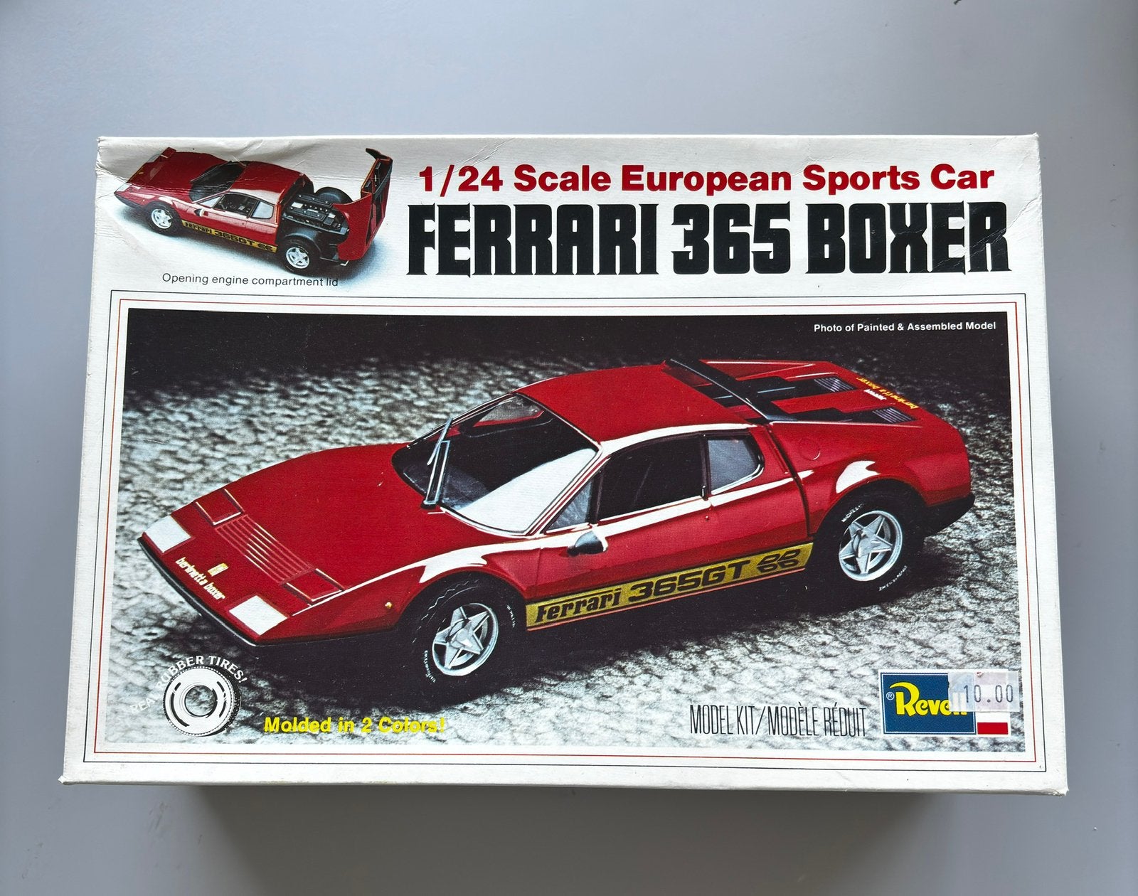 NIEUW in doos! Revell Ferrari 365 GT Berlinetta Boxer 1/24, Hobby en Vrije tijd, Modelbouw | Auto's en Voertuigen, Auto, Revell