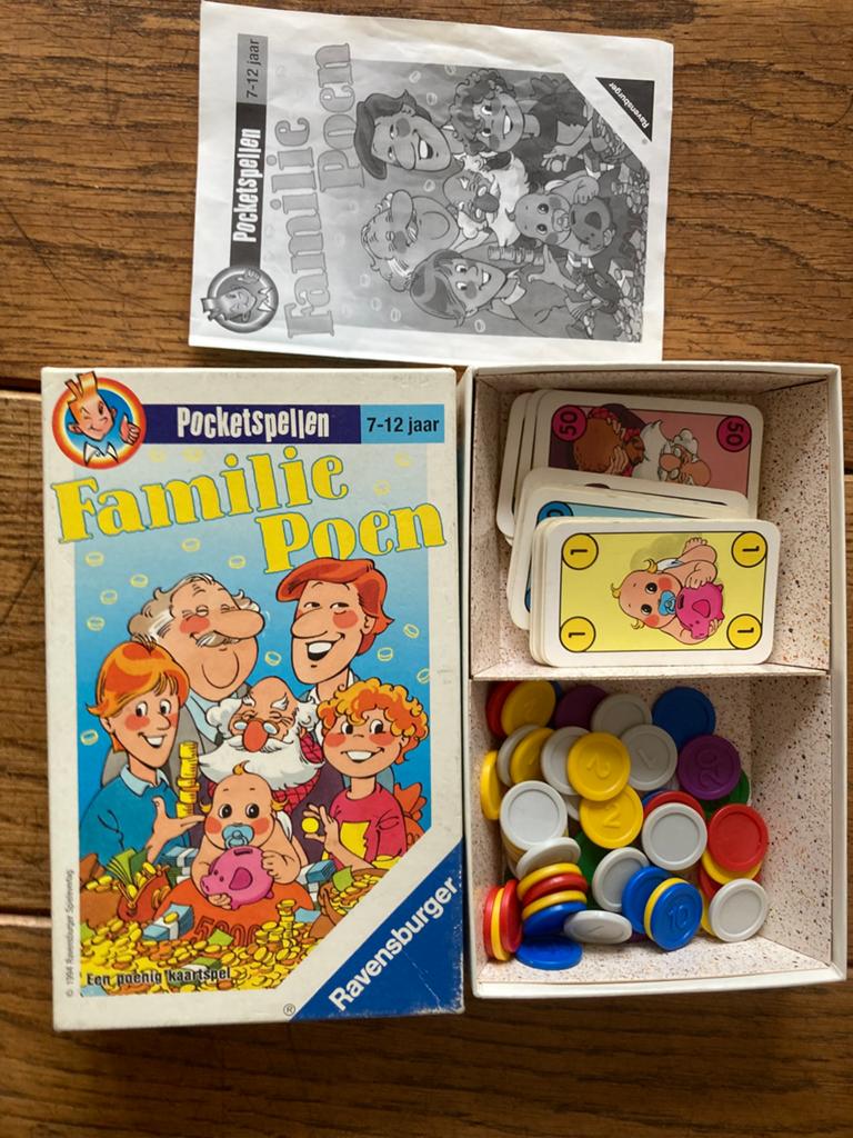 Ravensburger Pocketspellen: Familie Poen Kaartspel, Hobby en Vrije tijd, Gezelschapsspellen | Kaartspellen, Een of twee spelers