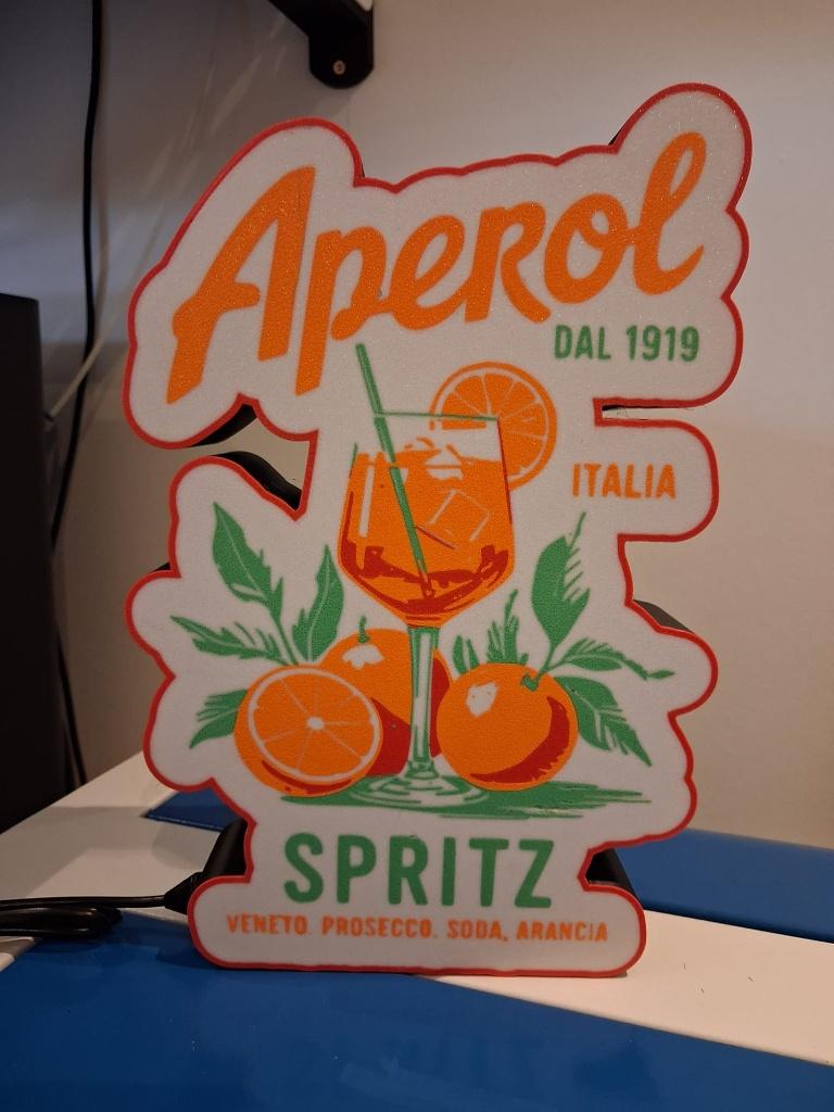 Lichtbak Aperol, Verzamelen, Merken en Reclamevoorwerpen, Ophalen of Verzenden, Nieuw, Lichtbak of (neon) lamp