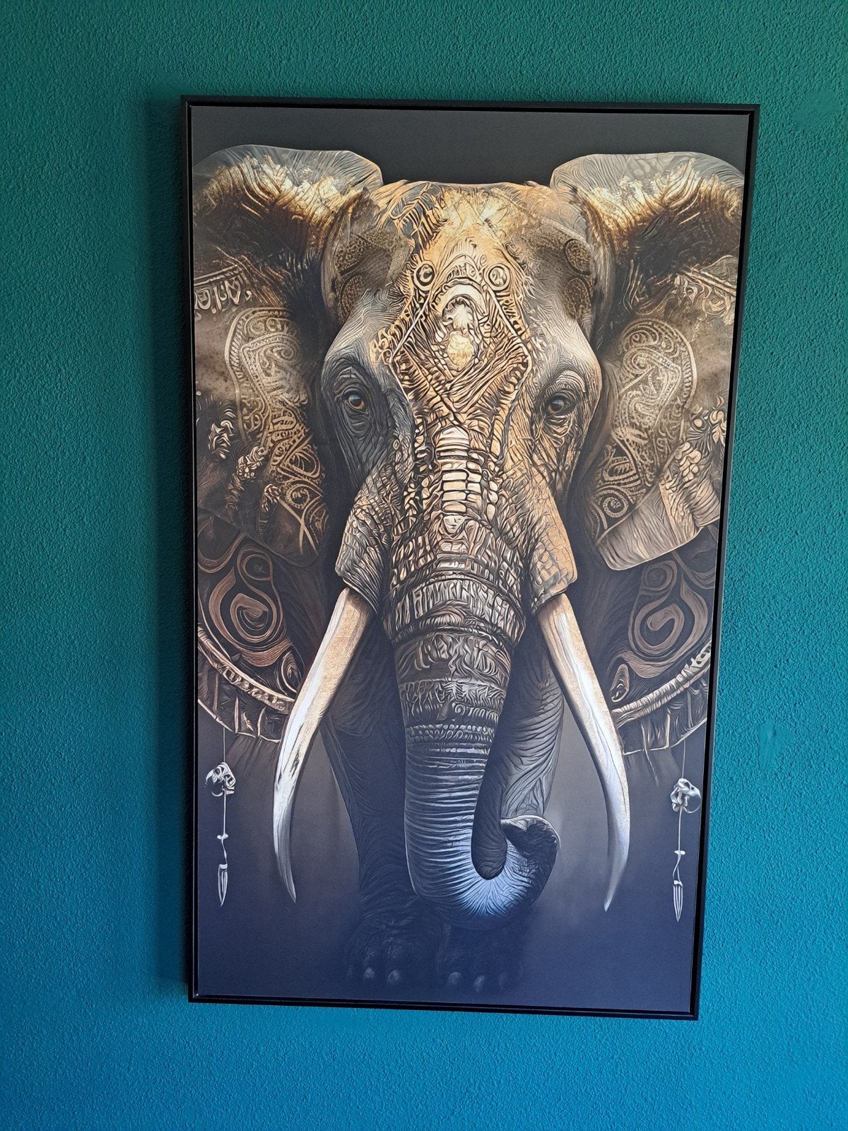 wanddeco  olifant, Ophalen