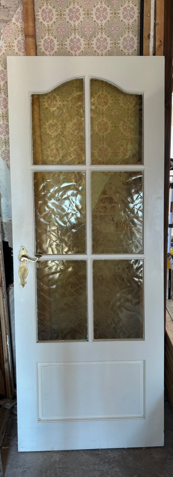 Deur met glas, Ophalen, Minder dan 80 cm, Binnendeur, 200 tot 215 cm