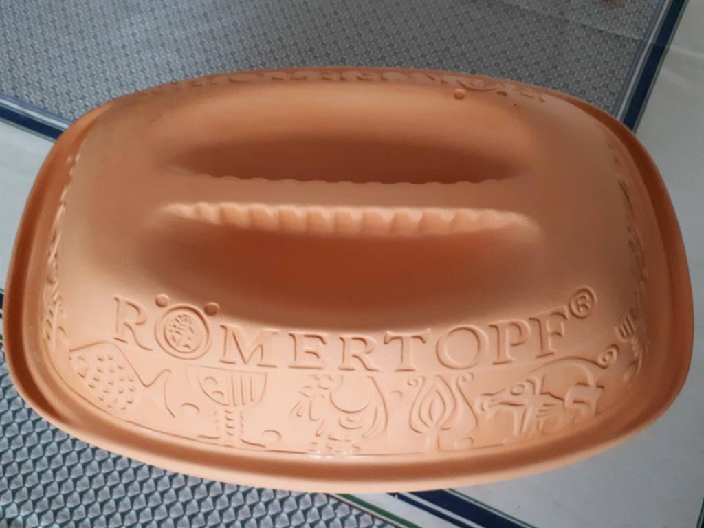 Römertopf Ovenschaal - Ideaal voor Braden en Stoven, Ophalen of Verzenden, Zo goed als nieuw, Overige materialen, Overige typen