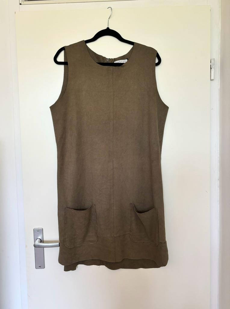 Costes suedine khaki groen jurkje • dress • maat XXL • zomer, Maat 46/48 (XL) of groter, Ophalen of Verzenden, Zo goed als nieuw