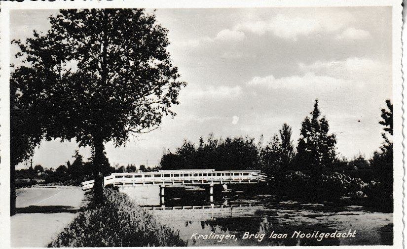 ROTTERDAM -BRUG LAAN NOOITGEDACHT, Verzamelen, Ophalen of Verzenden, 1940 tot 1960, Ongelopen, Zuid-Holland