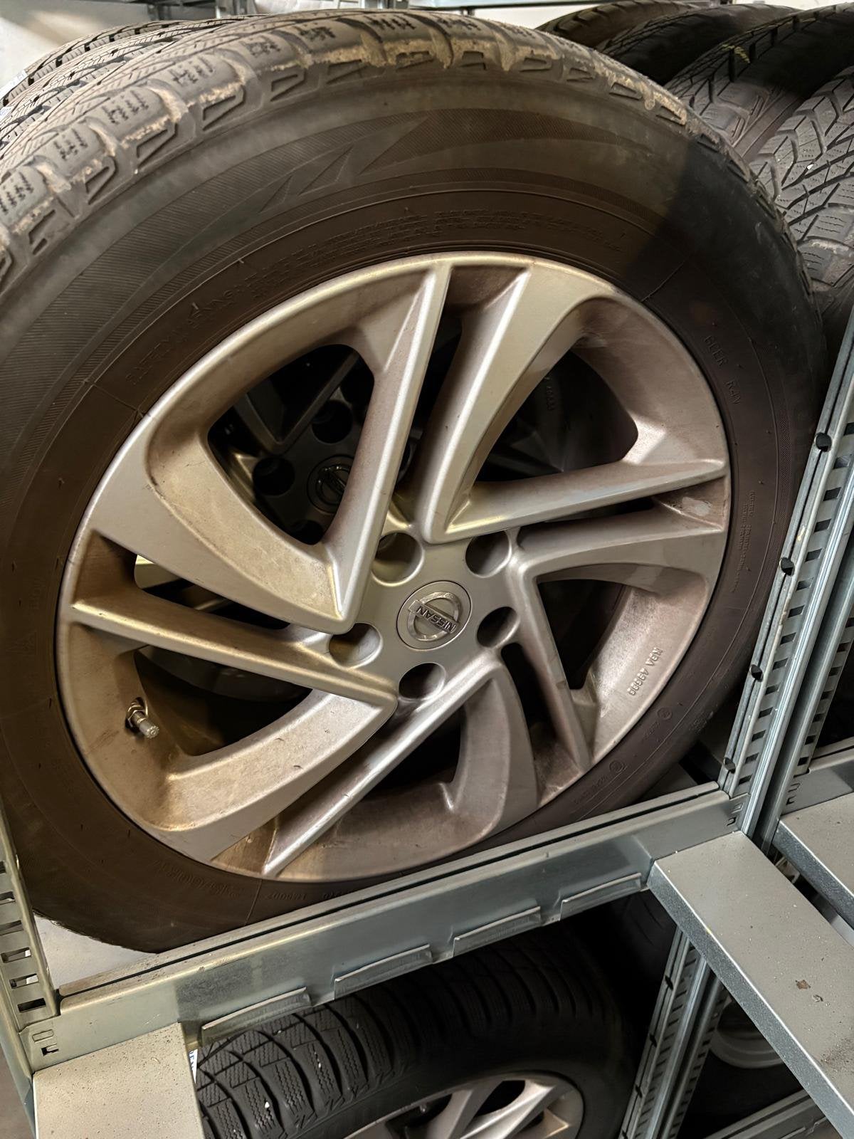 Lichtmetalen velgen 17 inch + Bridgestone winterbanden, Ophalen, Overige, Gebruikt, Velg(en)