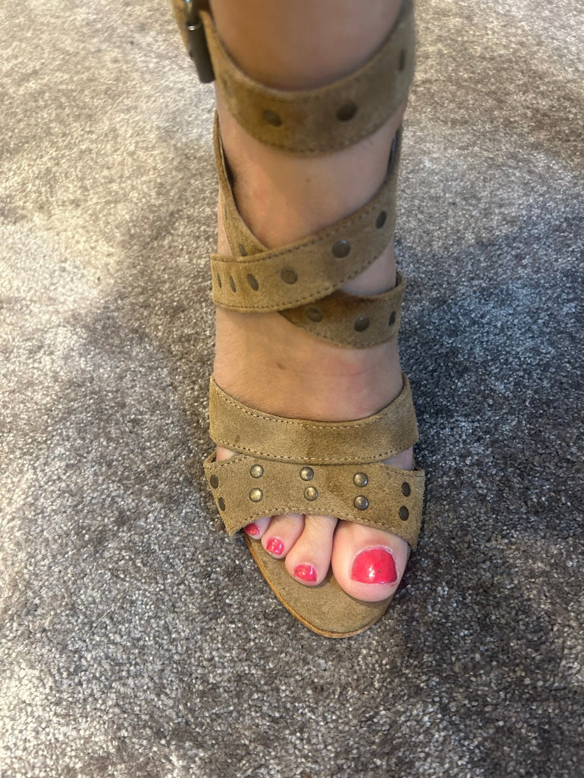 Pumps/hakken/ peeptoes, Ophalen of Verzenden, Gedragen, Beige, Pumps