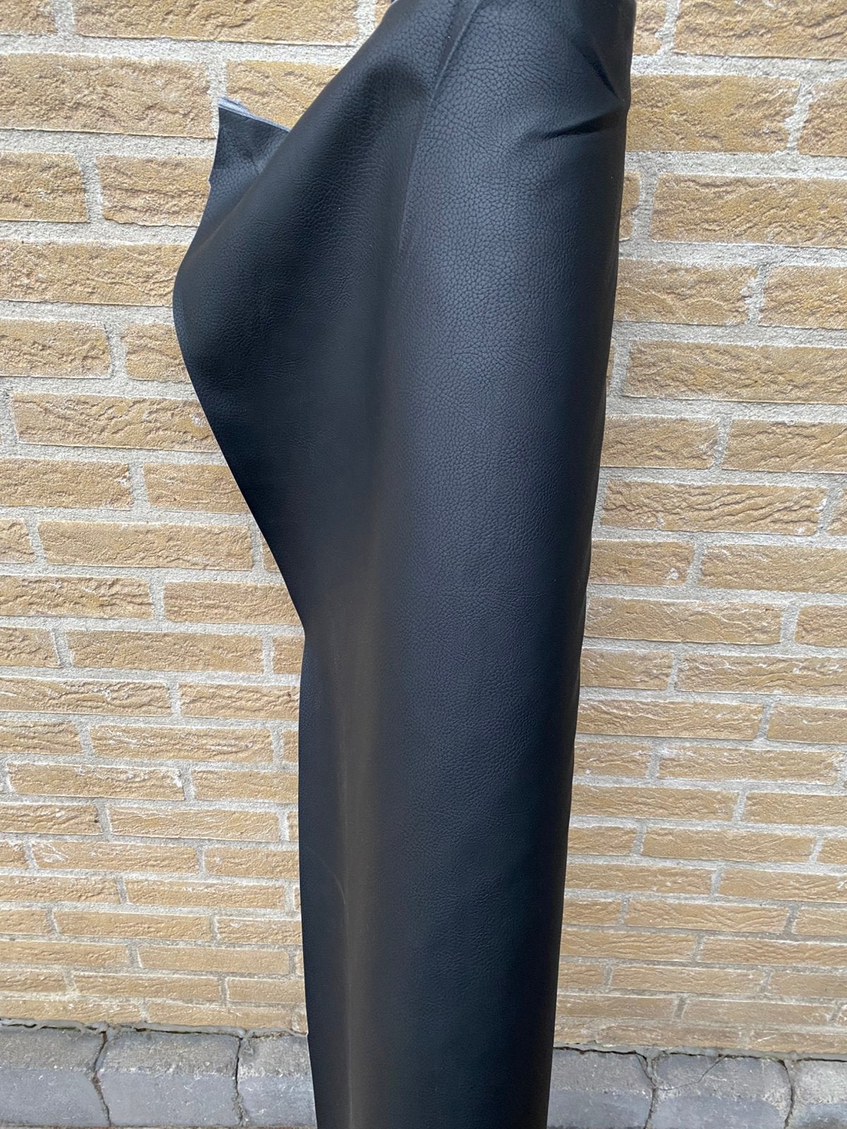 Skai leer antraciet/zwart, 120 cm of meer, Zwart, Leer of Kunstleer, Nieuw