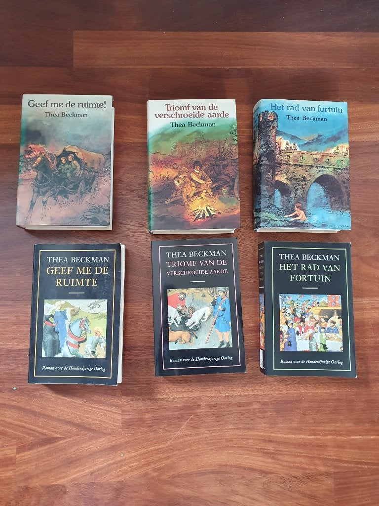 Trilogie 100jr oorlog van Thea Beckman  , Ophalen of Verzenden, Gelezen