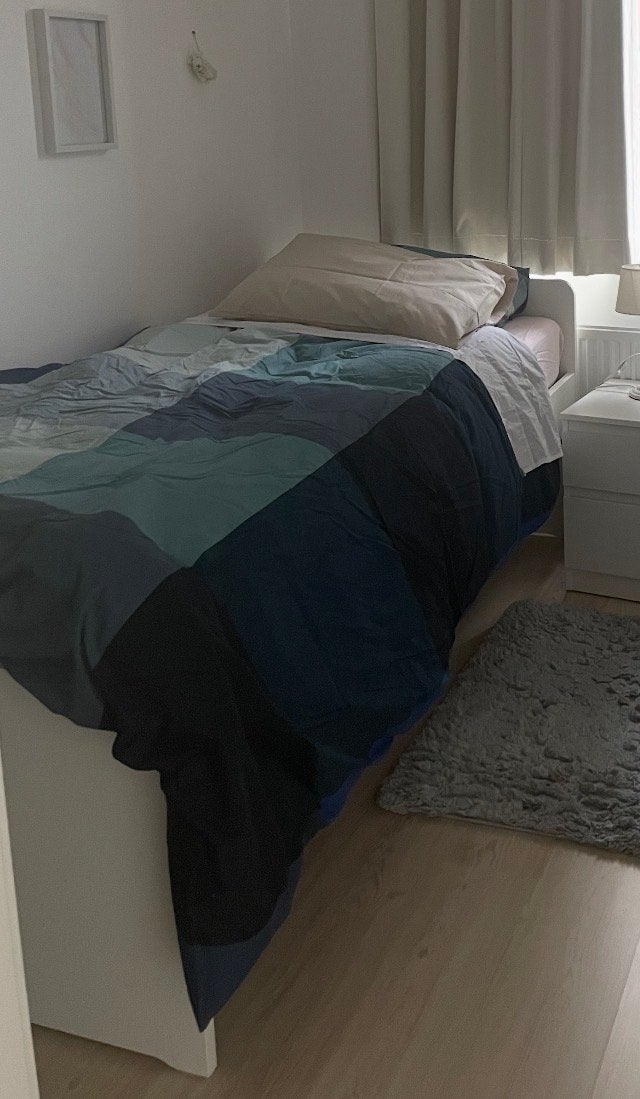IKEA Slakt eenpersoonsbed 90x200 - Zo goed als nieuw, Ophalen, 90 cm, Eenpersoons, Wit