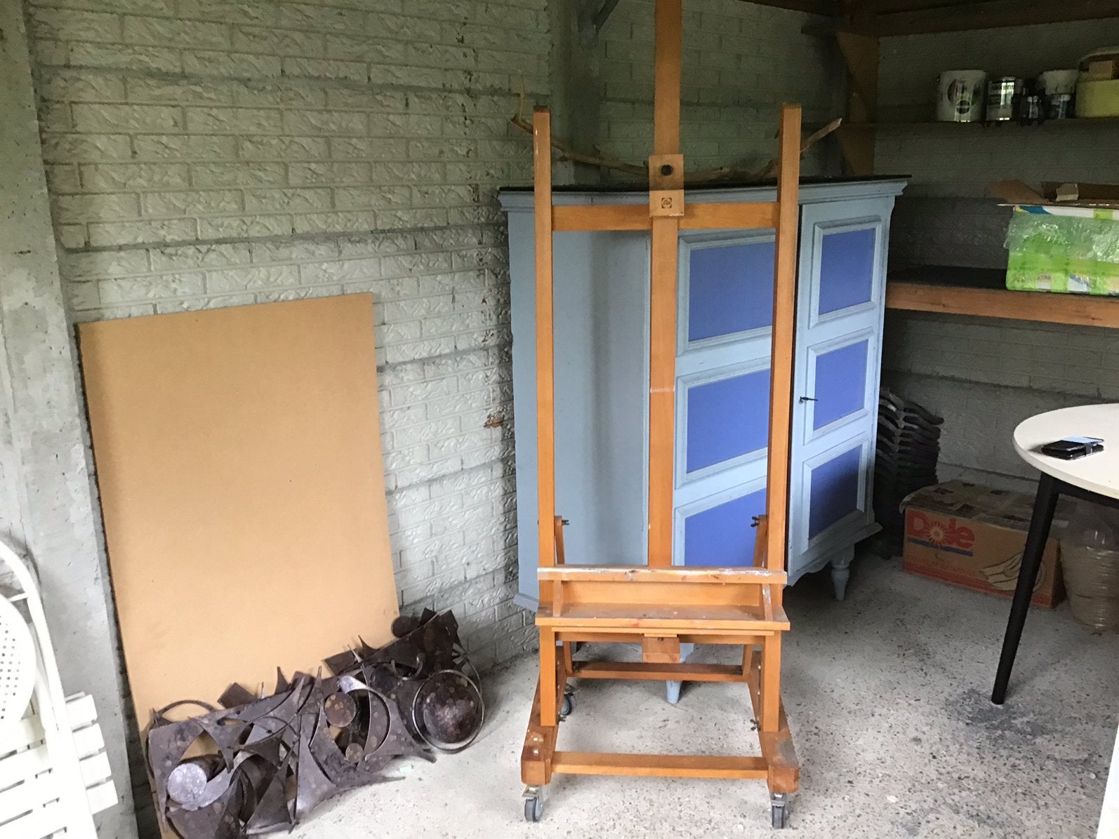 Atelier schildersezel, Hobby en Vrije tijd, Ophalen, Gebruikt, Ezel