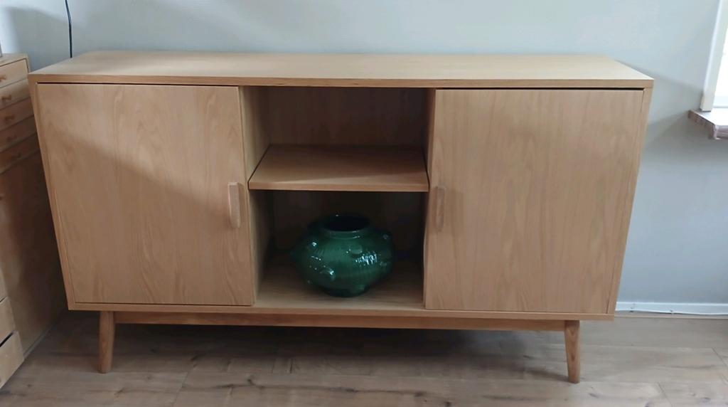 Kast in Retro-vintage stijl, Huis en Inrichting, Ophalen, Nieuw, 25 tot 50 cm, 100 tot 150 cm