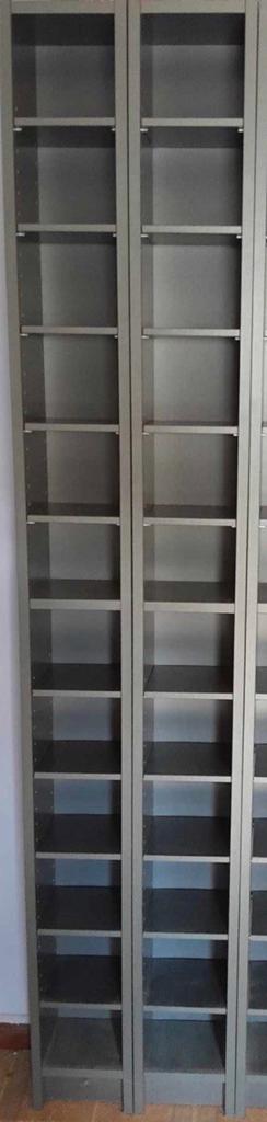 IKEA cd kast opberg meubel gnedby 2x antraciet, Ophalen, Gebruikt, 75 tot 150 discs, Hout