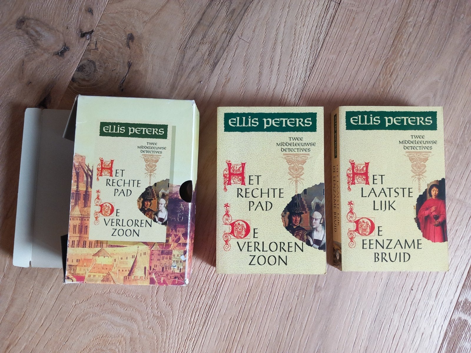 Ellis Peters - Broeder Cadfael - Box met 4 detectives, Ophalen of Verzenden, Gelezen