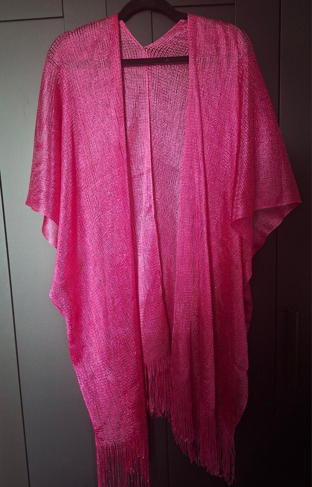Mooie roze kimono, nog nieuw, one size, Ophalen of Verzenden, Nieuw