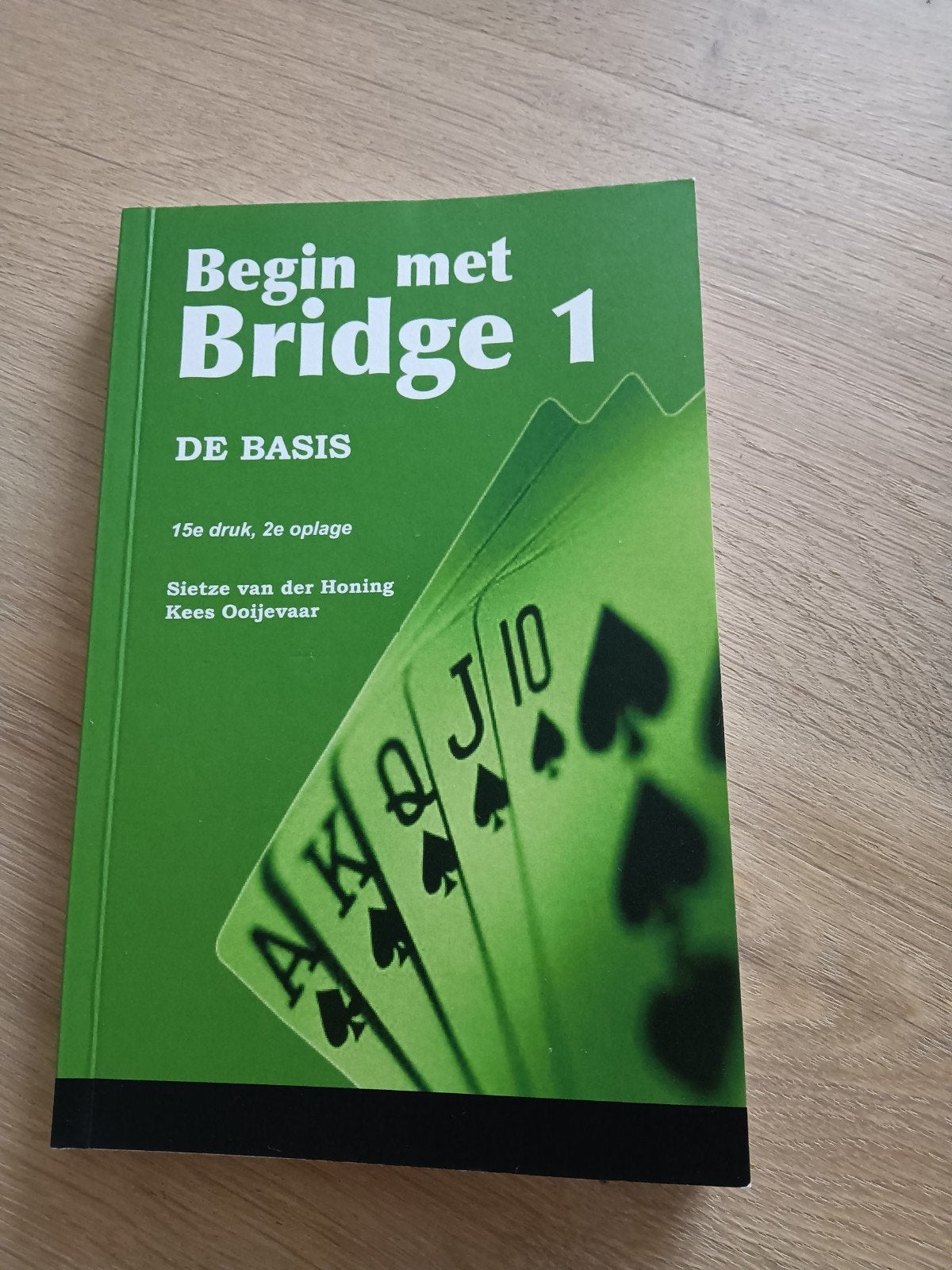 Begin met Bridge 1 - De Basis (15e druk), Ophalen of Verzenden, Zo goed als nieuw, Overige niveaus, Sietze van der Honing, Kees Ooijevaar