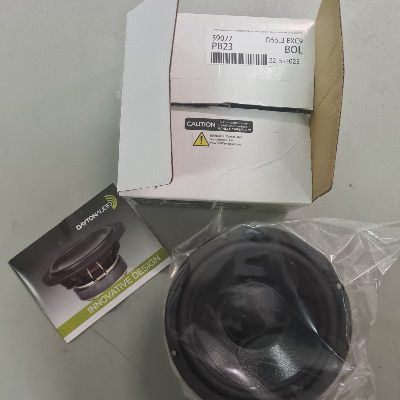 Dayton Audio Classic Series 6-1/2" Woofer DC160-8, Auto diversen, Autospeakers, Ophalen of Verzenden, Nieuw