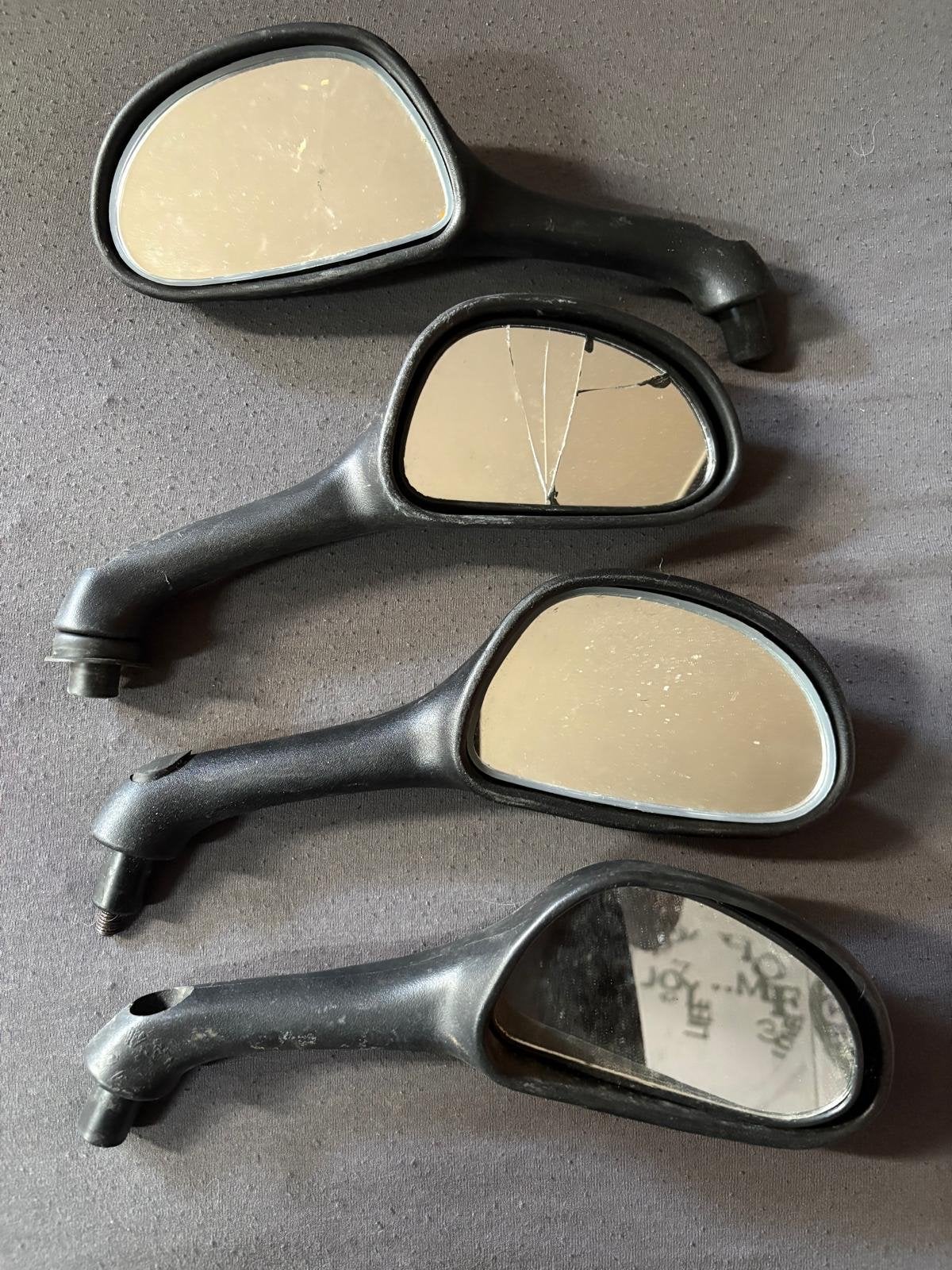 Set van 4 Gebruikte Runner Spiegels, Ophalen, Gebruikt, Overige typen, Overige merken