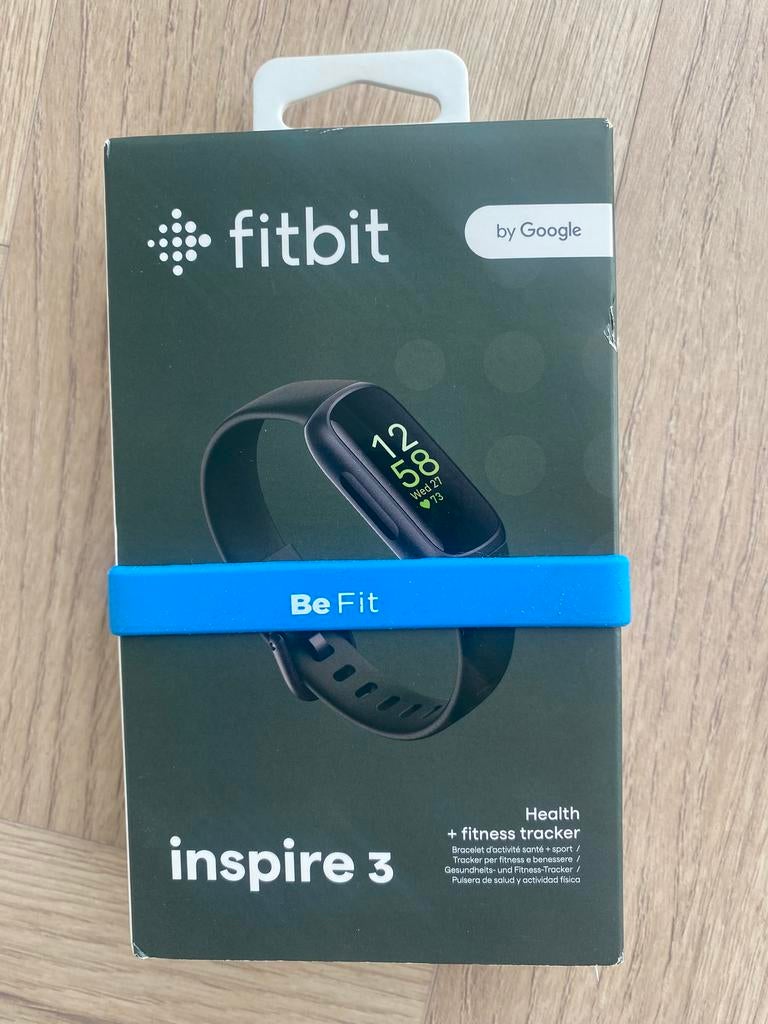 Fitbit inspire 3 nieuw in de doos, Ophalen of Verzenden, Zo goed als nieuw, Zwart, Android