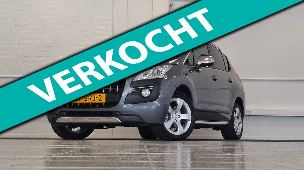 Peugeot 3008 1.6 THP Allure Navigatie Goed onderhouden Mooi!, Euro 5, Stof, Gebruikt, Zwart