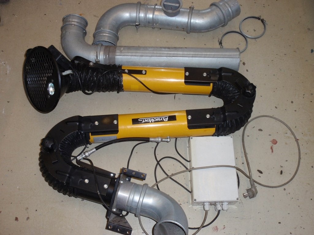 Te koop lasdamp afzuigarm Plymovent Miniman Atex, Doe-het-zelf en Verbouw, Ventilatie en Afzuiging, Ophalen of Verzenden, Zo goed als nieuw