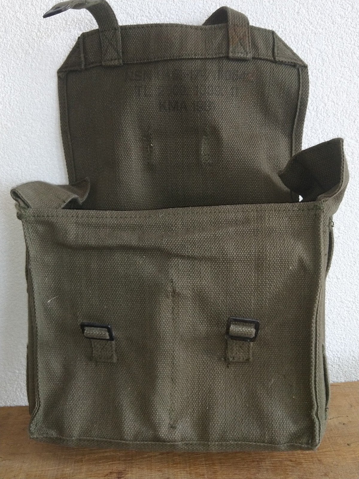 Vintage Leger Eetgerei en Tas - Landmacht, Verzamelen, Ophalen of Verzenden, Landmacht, Nederland, Overige typen